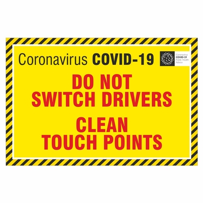 Do Not Switch Drivers Sticker Do Not Switch Drivers Sticker